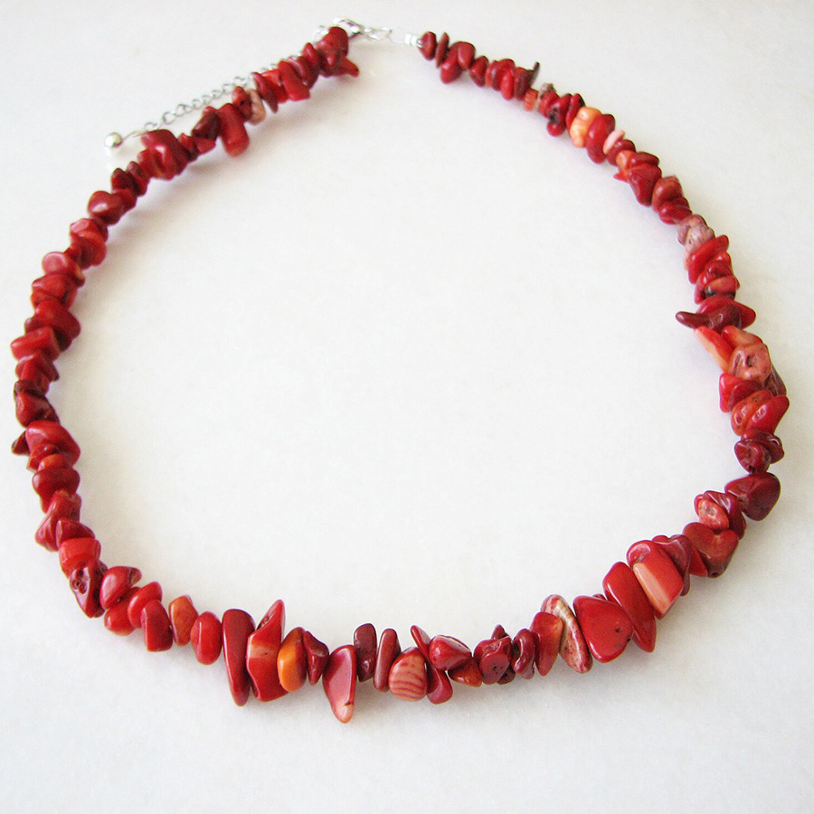 DOĞALTAŞ MERCAN KOLYE