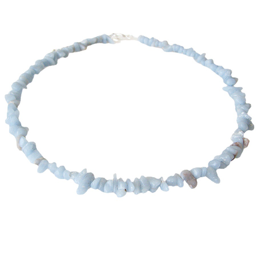 DOĞALTAŞ AKAUMARİN KOLYE