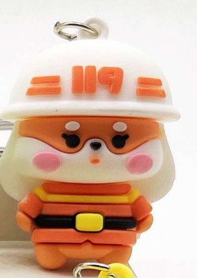 İtfaiyeci Ayıcık Anahtarlık