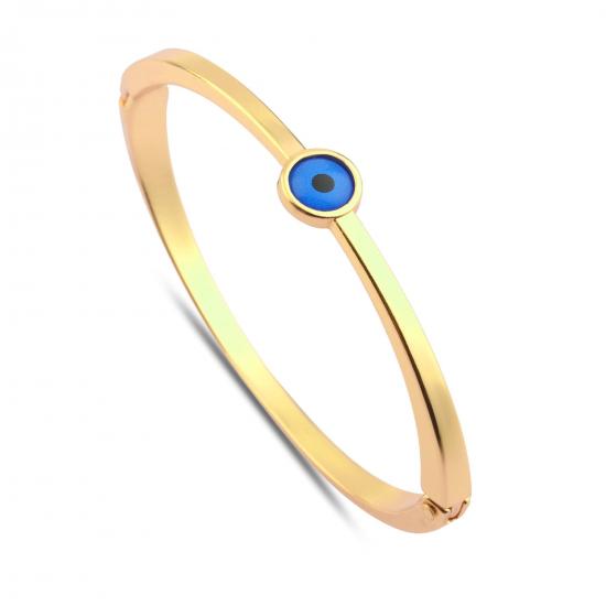 Mavi Boncuklu Bijuteri Kelepçe