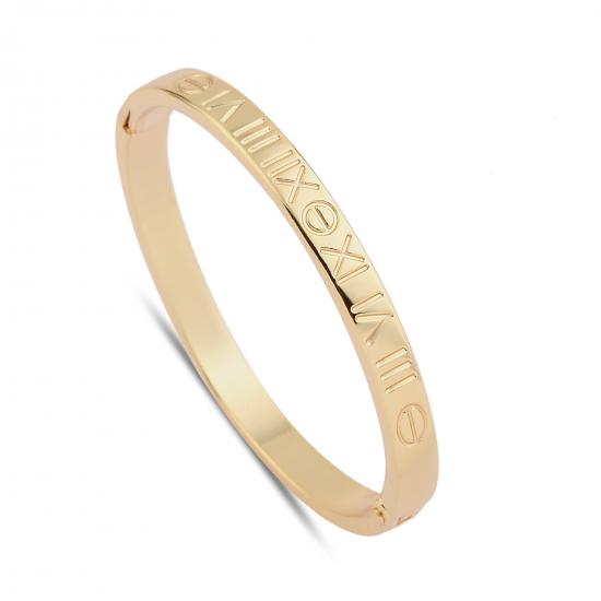 Roma Rakamlı Bijuteri Kelepçe