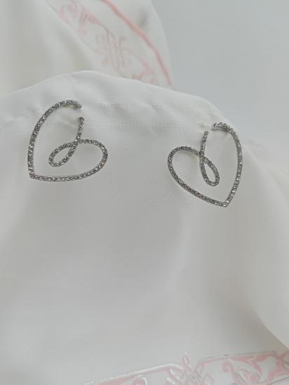 Gümüş Uçlu Zirkon Taşlı Küpe 25