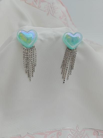 Gümüş Uçlu Zirkon Taşlı Küpe13