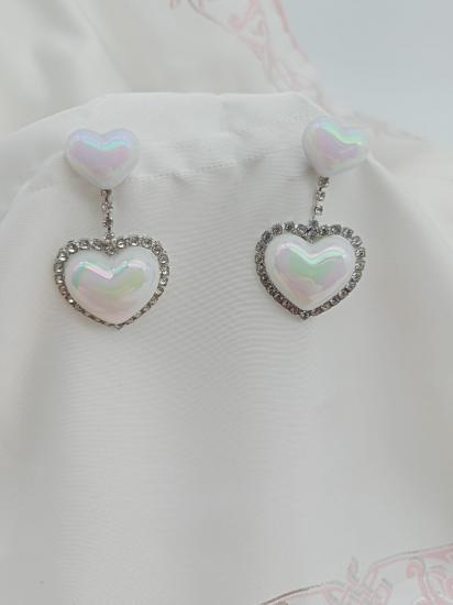 Gümüş Uçlu Zirkon Taşlı Küpe 11