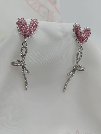 Gümüş Uçlu Zirkon Taşlı Küpe 7