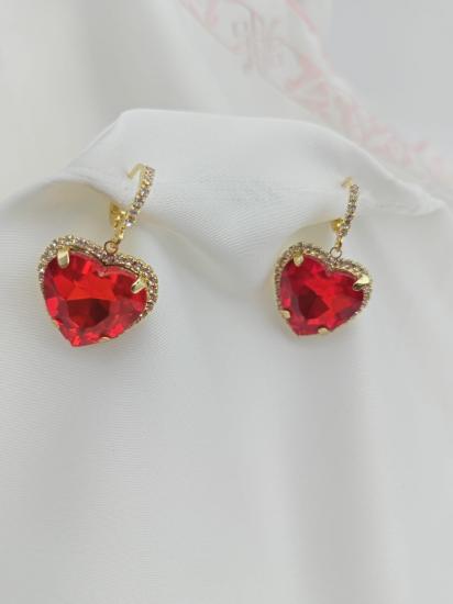 Gümüş Uçlu Zirkon Taşlı Küpe 5