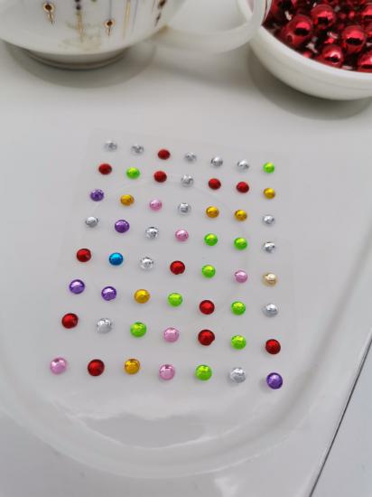 Renkli Kendinden Yapışkanlı Yüz ve Vücut Taşı 