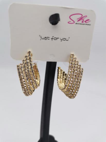 Gümüş Uçlu Zirkon Taşlı Küpe 34