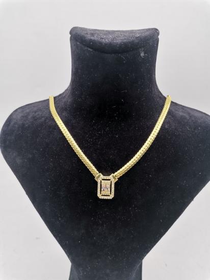 Altın Kaplama Baget Kolye