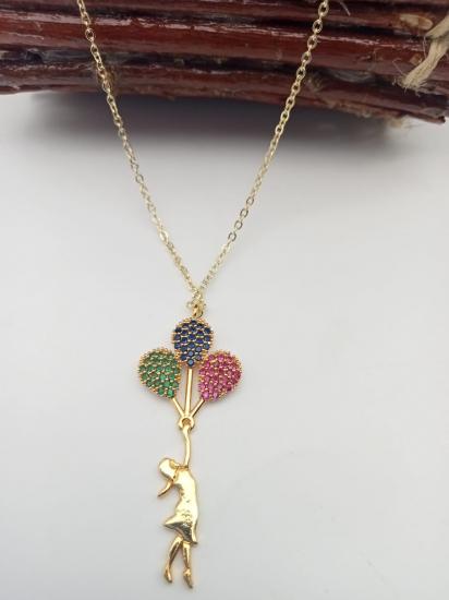 Uçan Balanlu Kız Kolye