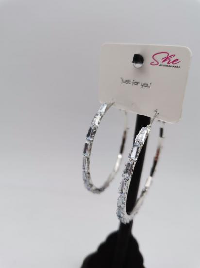 Gümüş Uçlu Zirkon Taşlı Küpe 48