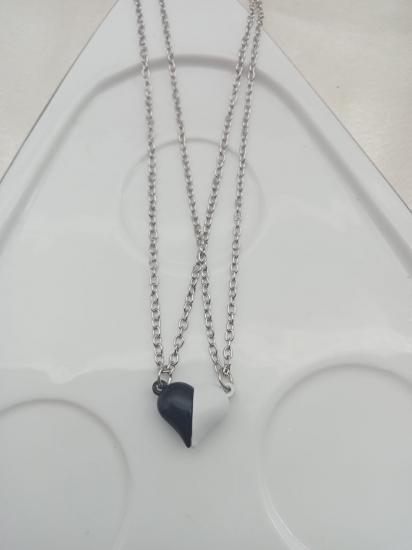 Kalpli Mıknatıslı Çift Kolyesi 2