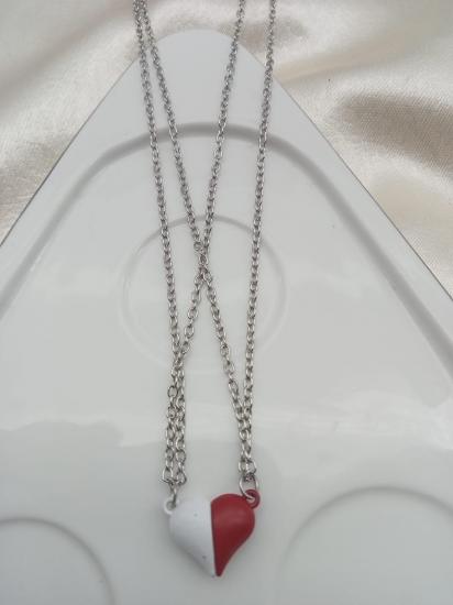 Kalpli Mıknatıslı Çift Kolyesi 1