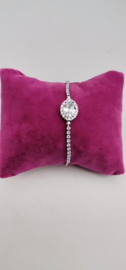 Zirkon Taşlı Suyolu Bileklik 10