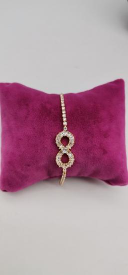 Zirkon Taşlı Suyolu Bileklik 7