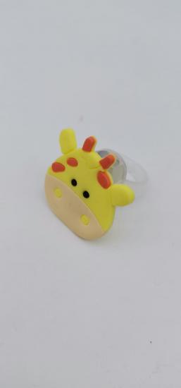 İnekli Işıklı Çocuk Yüzüğü