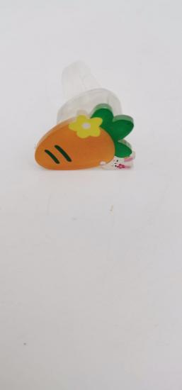 Havuçlu  Işıklı Çocuk Yüzüğü