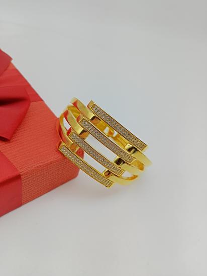 Altın Kaplama Dörtlü Kaburga Kelepçe 