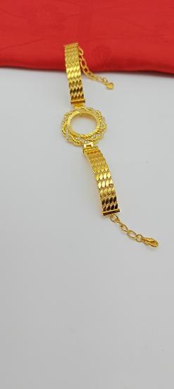 Altın Kaplama Çerçeve Bileklik 