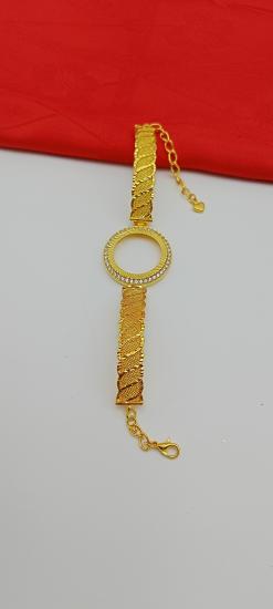 Altın Kaplama Çerçeve Bileklik 