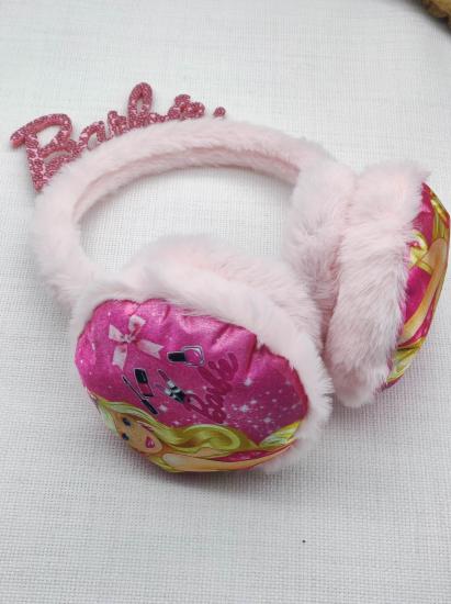 Barbie Açık Pembe Peluş Çocuk Kulaklik 